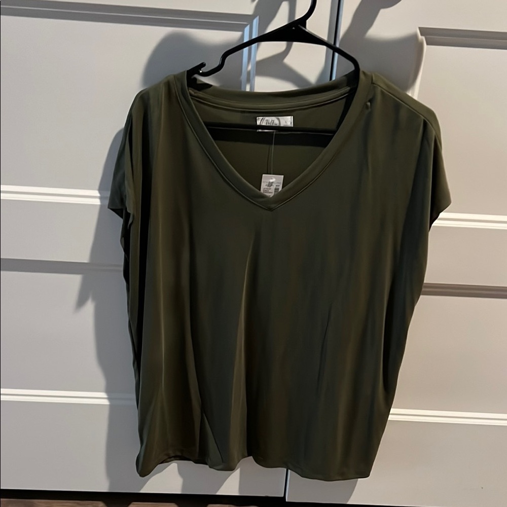 Maurices Green Short Sleeve Tee Casual Essential